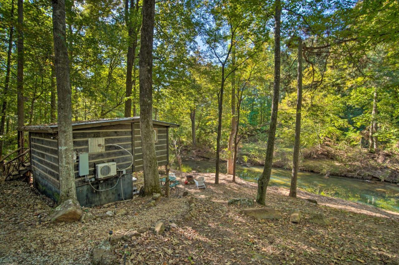 The Treehouse Cabin Creekside Home With Hot Tub! Summerville Dış mekan fotoğraf