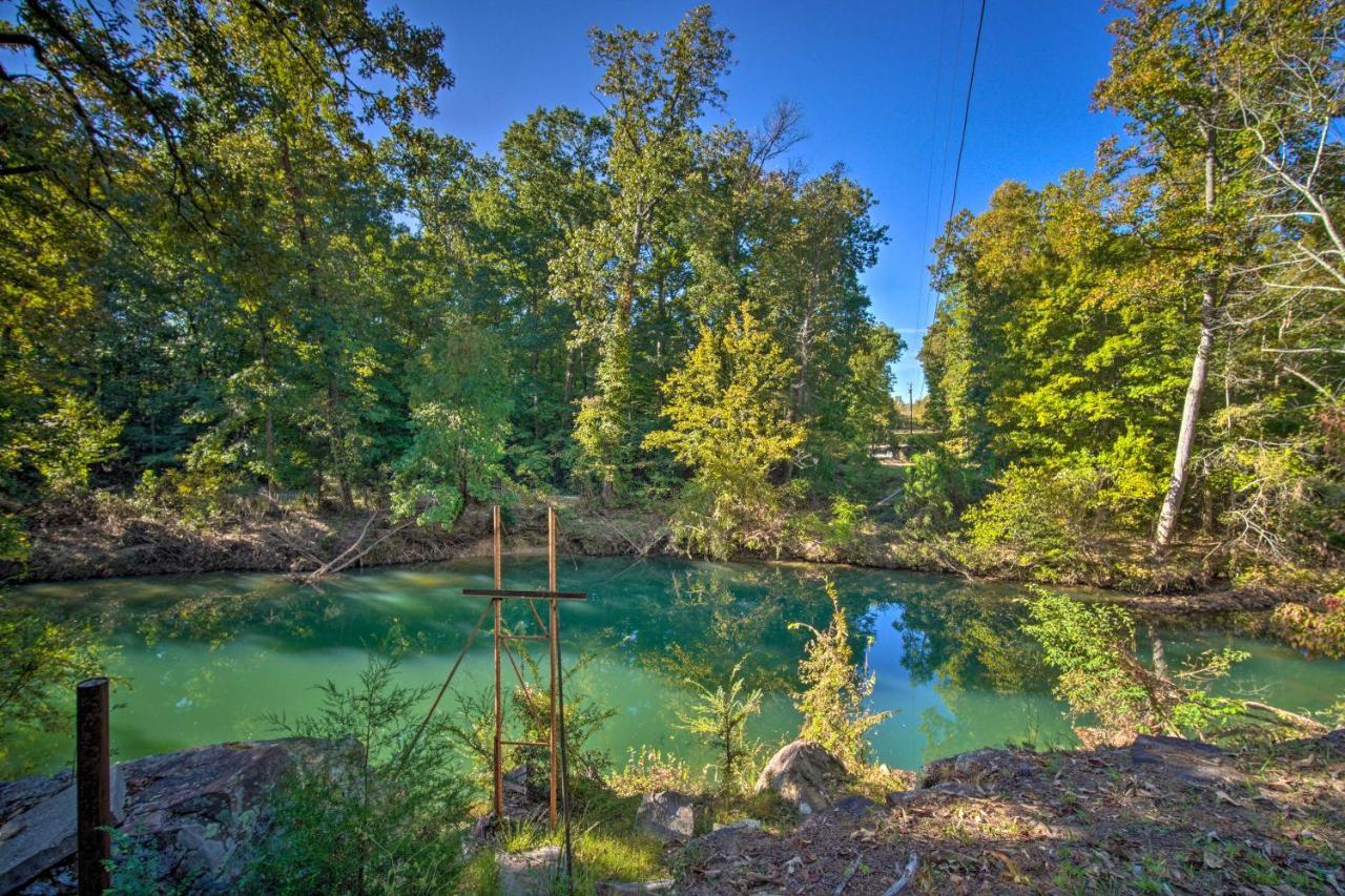 The Treehouse Cabin Creekside Home With Hot Tub! Summerville Dış mekan fotoğraf