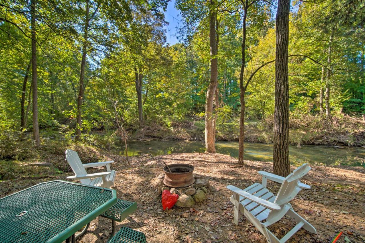 The Treehouse Cabin Creekside Home With Hot Tub! Summerville Dış mekan fotoğraf