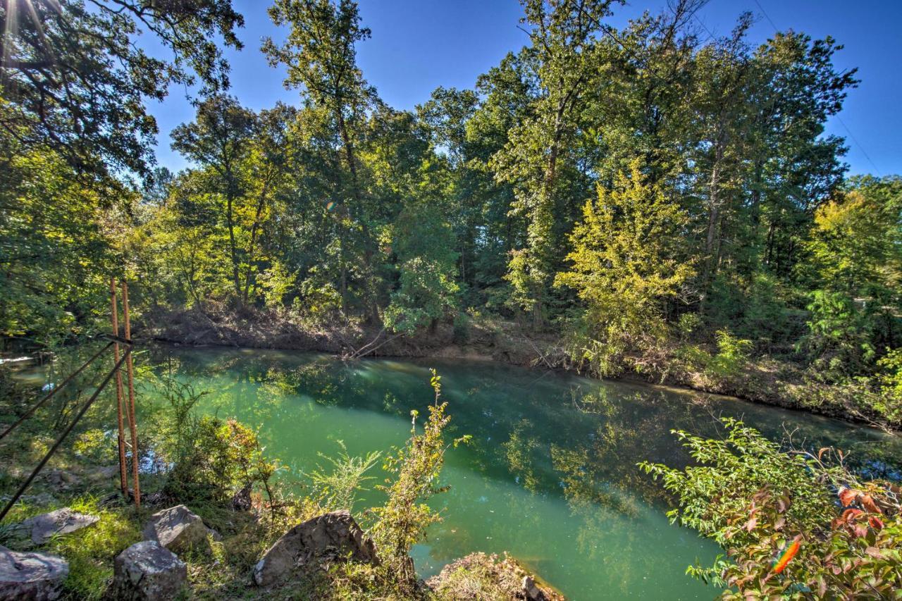 The Treehouse Cabin Creekside Home With Hot Tub! Summerville Dış mekan fotoğraf