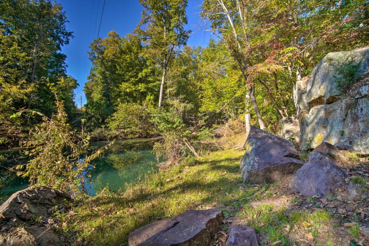 The Treehouse Cabin Creekside Home With Hot Tub! Summerville Dış mekan fotoğraf