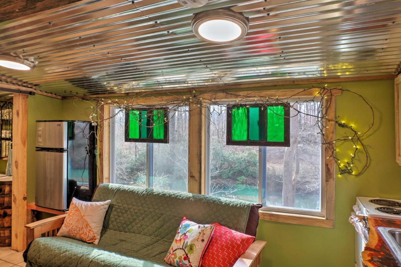 The Treehouse Cabin Creekside Home With Hot Tub! Summerville Dış mekan fotoğraf